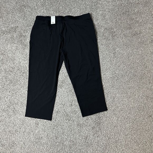 Avenue Leisure Leggings Women’s Size 22/24 Black 7/8 Length Cropped‎ - Picture 4 of 16